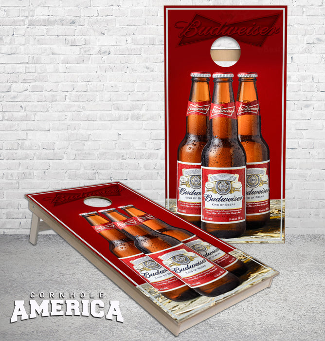 Budweiser Cornhole boards