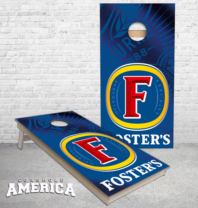 Fosters Beer Cornhole boards