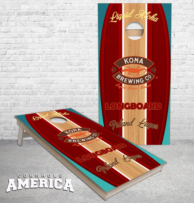 Kona Surf Board cornhole boards