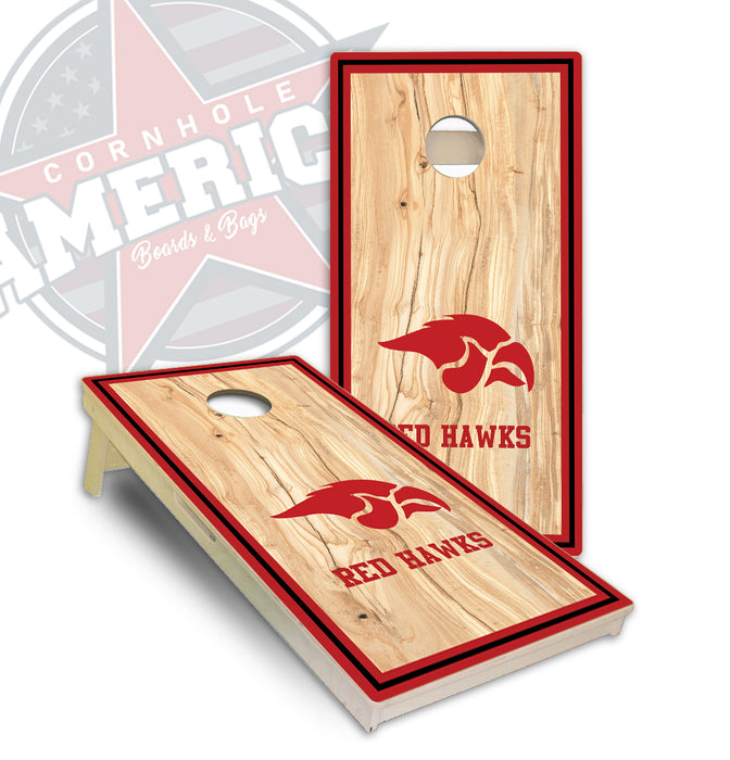 Cedar Springs Hawks Cornhole Boards