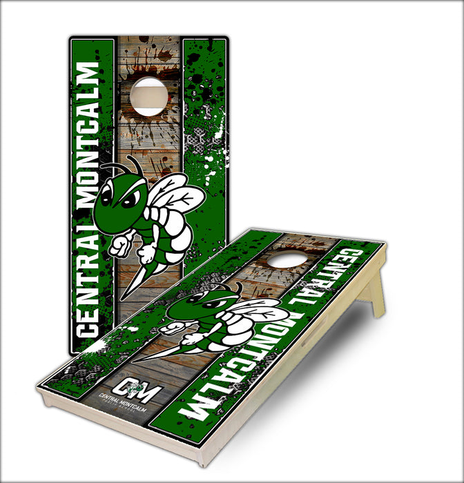 Central Montcalm Public School cornhole boards
