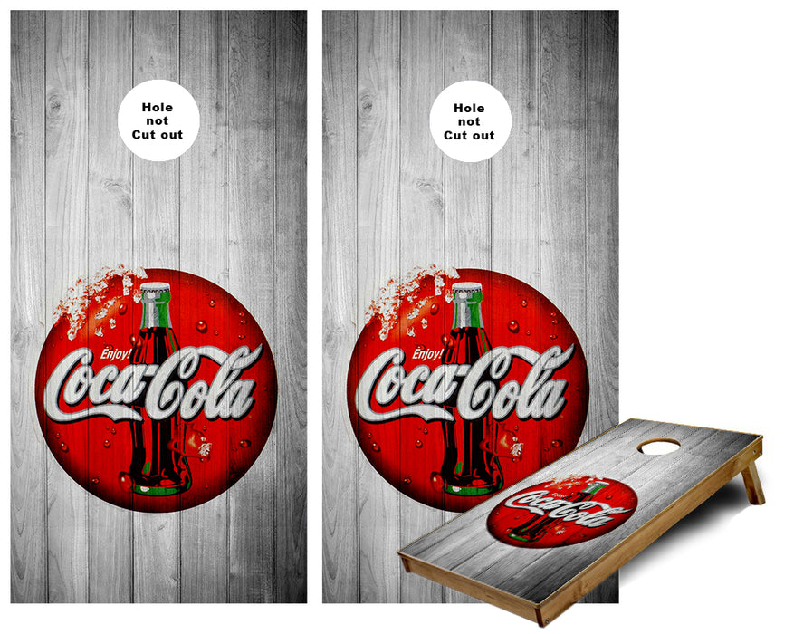 Cola logo Cornhole Wraps