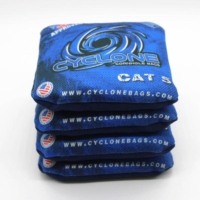 Cyclone  CAT 5 Pro Series Cornhole Bags Navy Blue (set of 4)