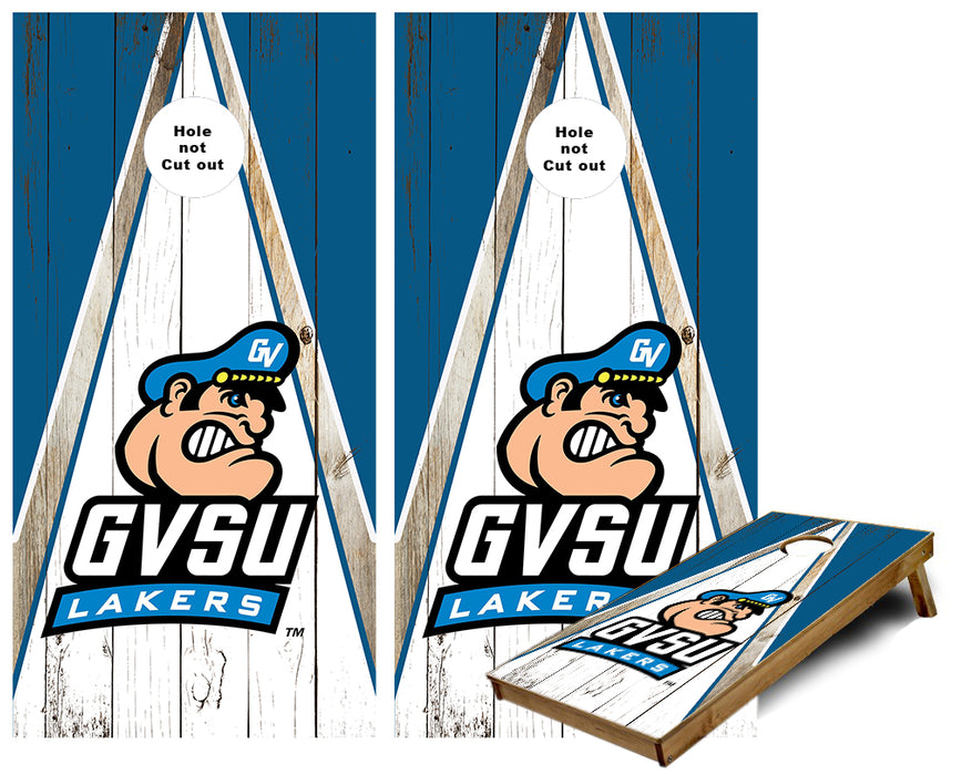 Grand Valley Triangle weathered Cornhole Wraps