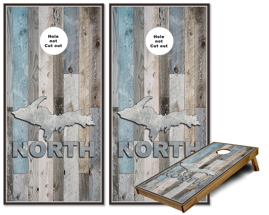 UP North Michigan cornhole wraps