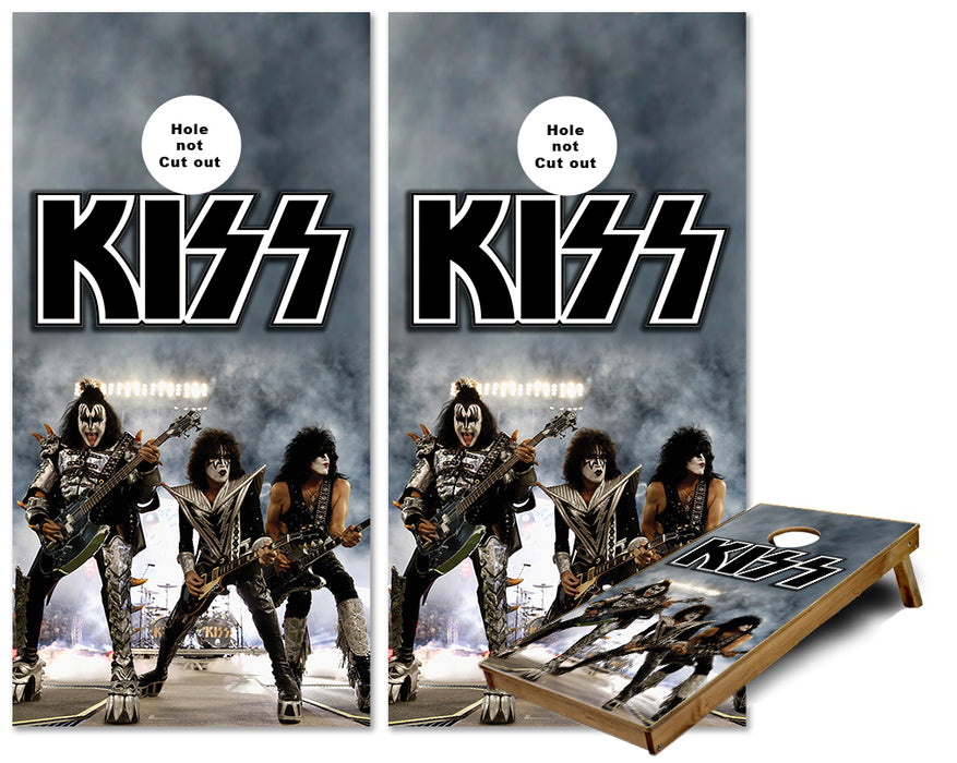 KISS band cornhole wraps