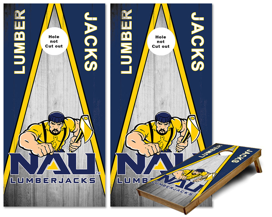 NAU Northern Arizona University cornhole wraps