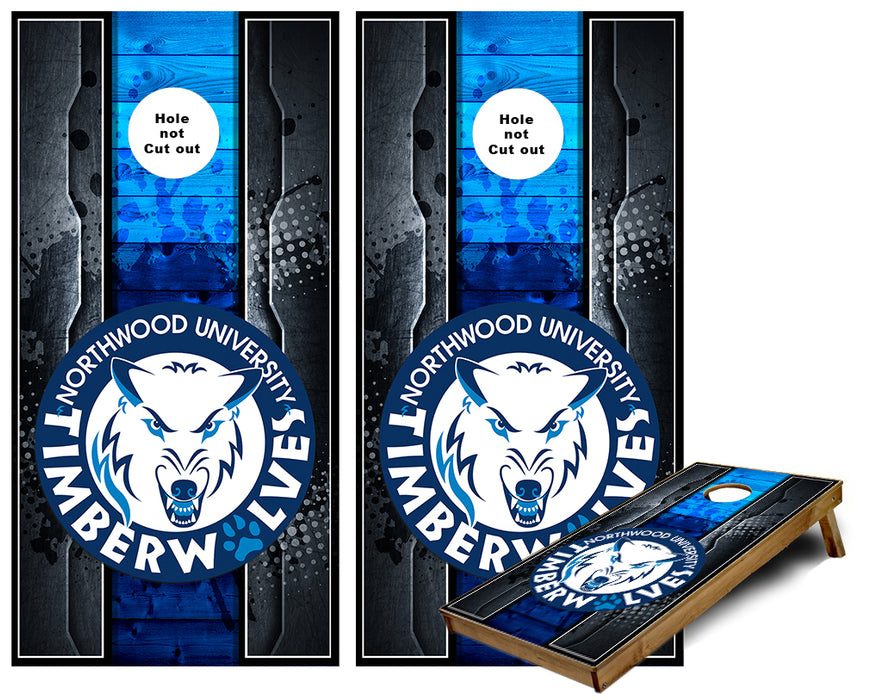 Northwood University Cornhole vinyl Wraps