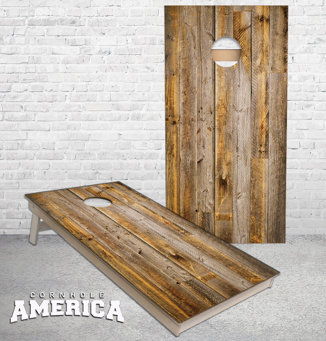 Barn Oak wood with Character cornhole boards