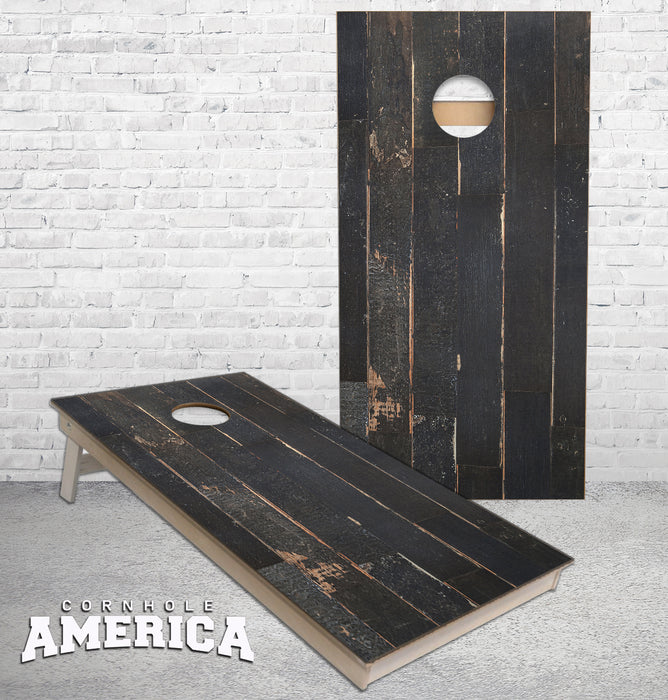 Burnt Barn Wood cornhole boards