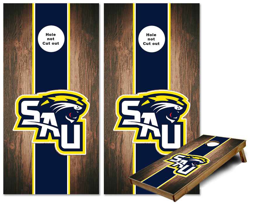 Spring Arbor Cougars Cornhole Wraps