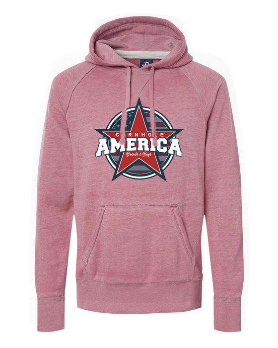 Cornhole America J America Vintage Zen Fleece Hooded Sweatshirt