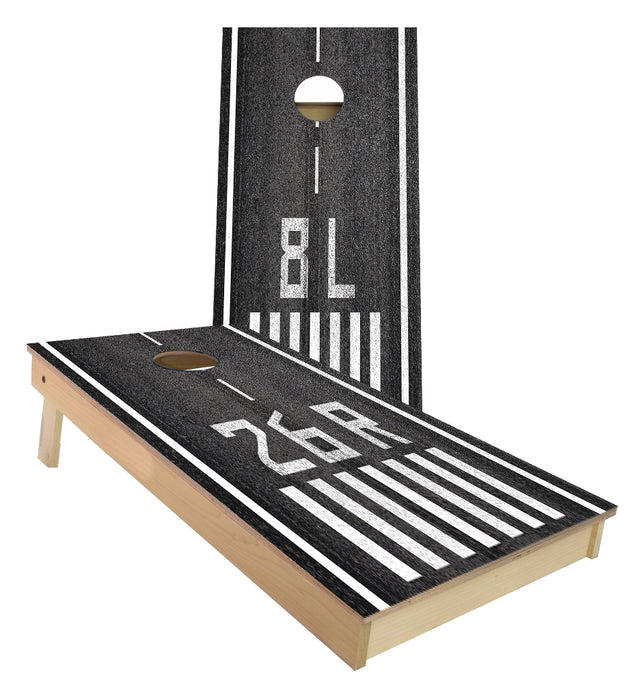 Airport Runway Cornhole Boards (Enter your runway numbers)