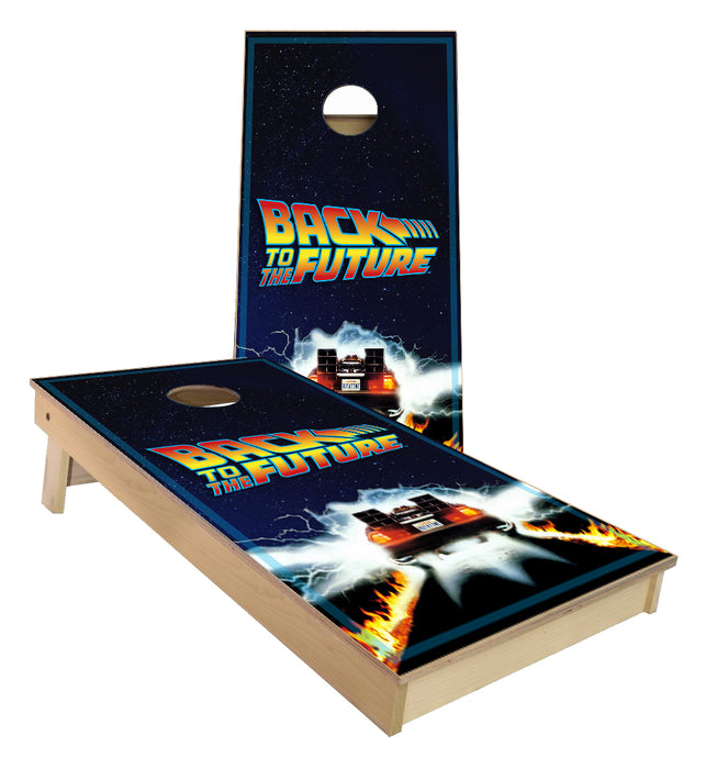 Back to the Future Cornhole Boards
