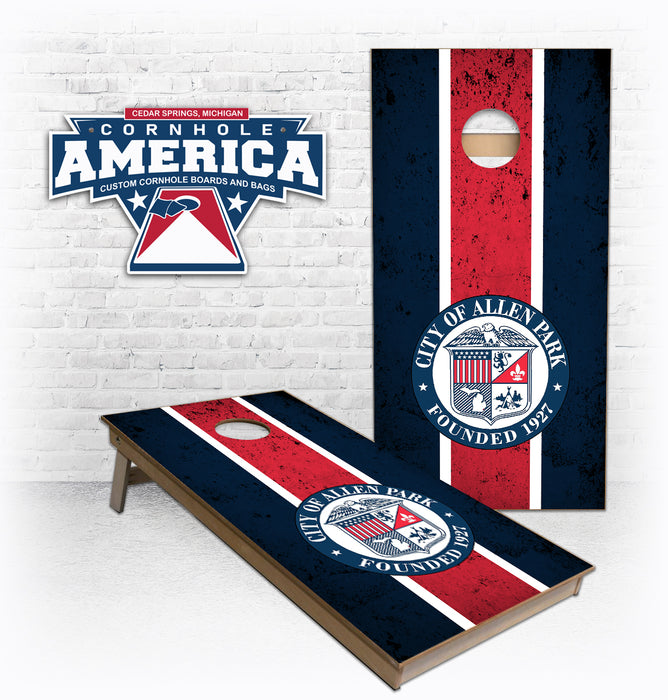 City of Allen Park custom Cornhole Boards