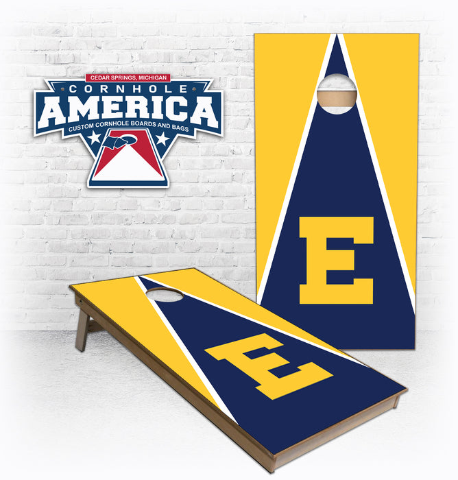 East Grand Rapids Michigan Triangle cornhole boards