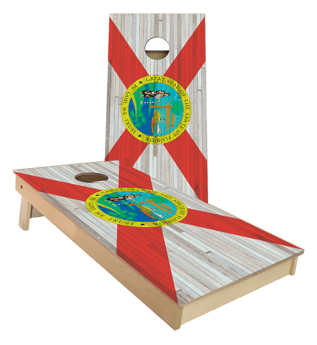 Florida State Flag Cornhole Boards