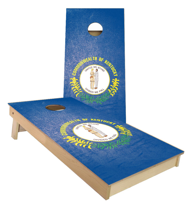 Kentucky State Flag Cornhole Boards