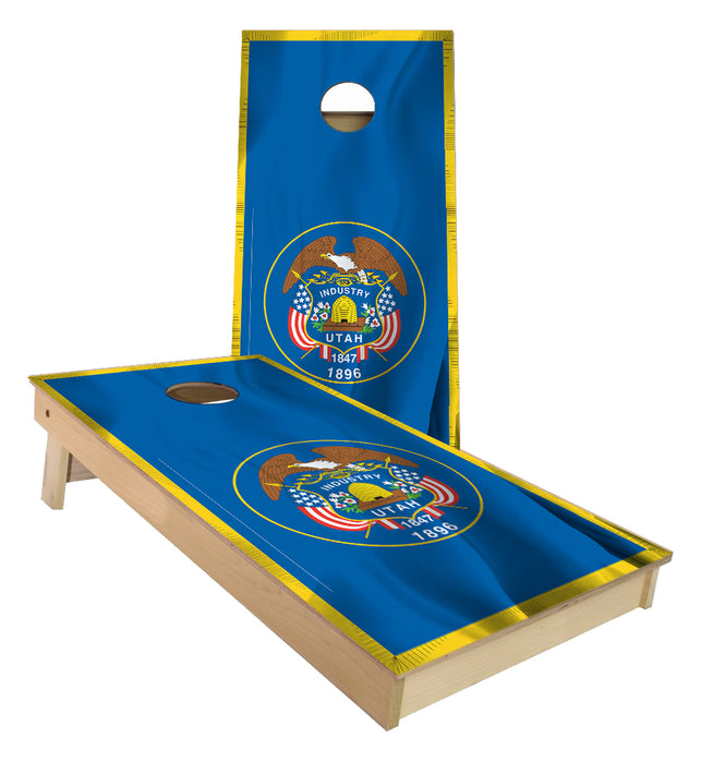 Utah State Flag Cornhole Boards