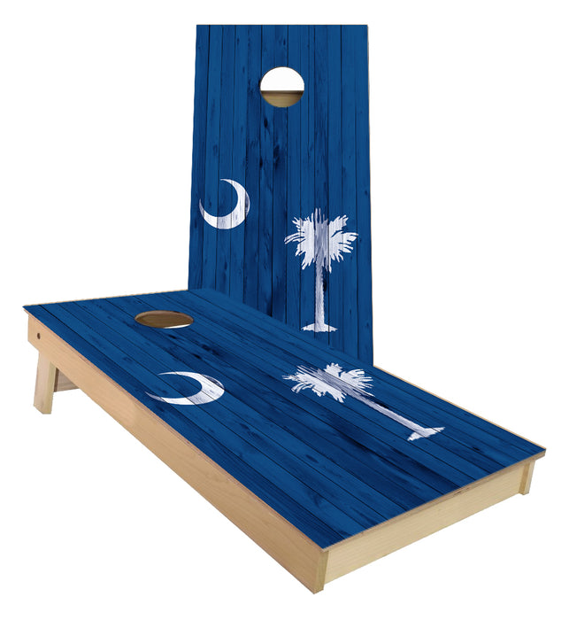 South Carolina State Flag Cornhole Boards