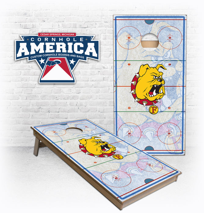 Ferris State hockey Cornhole Boards