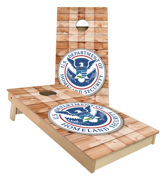 Department of Homeland Security cornhole boards
