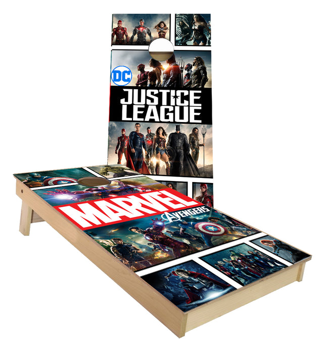 Marvel and DC Comics Cornhole Boards