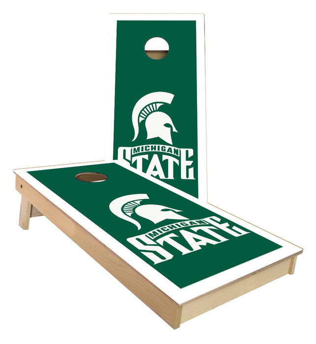 Michigan State Spartans inversed Cornhole Boards
