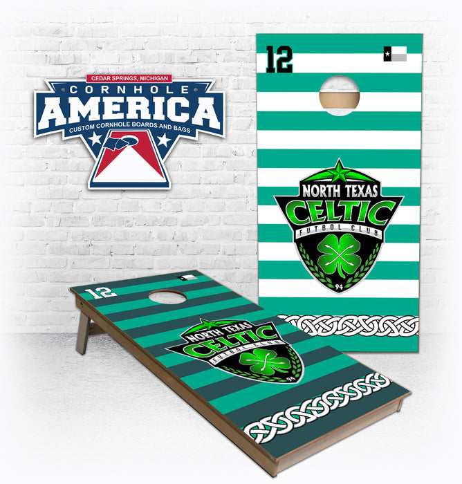 North Texas Celtic Futbol Club Cornhole Boards