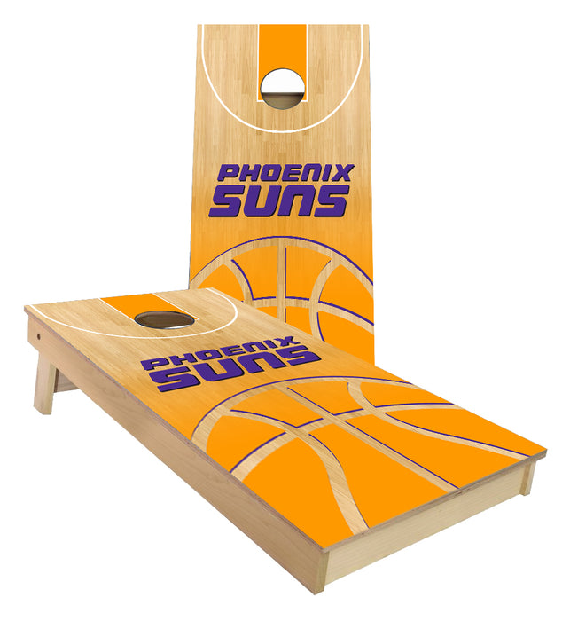 Phoenix Suns Basketball Court Cornhole Boards