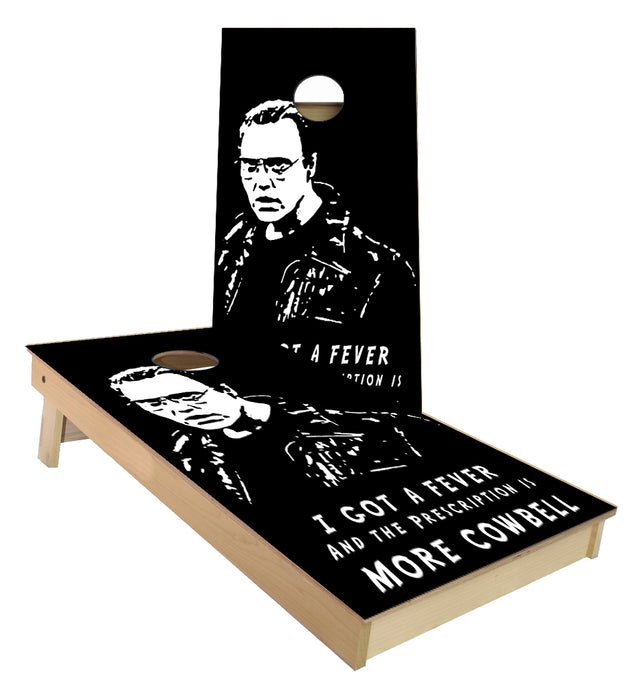 More Cowbell Cornhole Boards