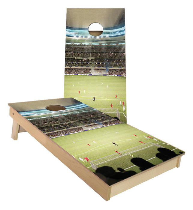 Soccer Stadium Cornhole Boards