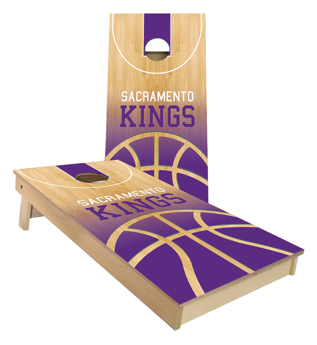 Sacramento Kings Basketball Court Cornhole Boards