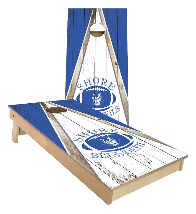 Shore Blue Devils custom Cornhole Boards