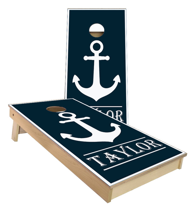 Anchor Taylor custom cornhole boards