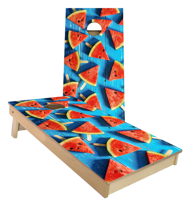 Watermelon Summer Slices Cornhole Boards