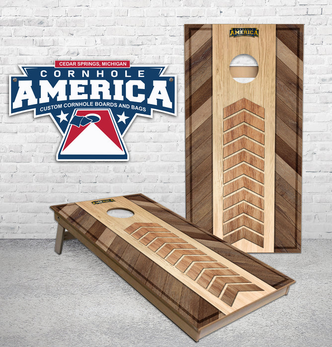 Striped Arrow multiple wood Cornhole America Cornhole Boards