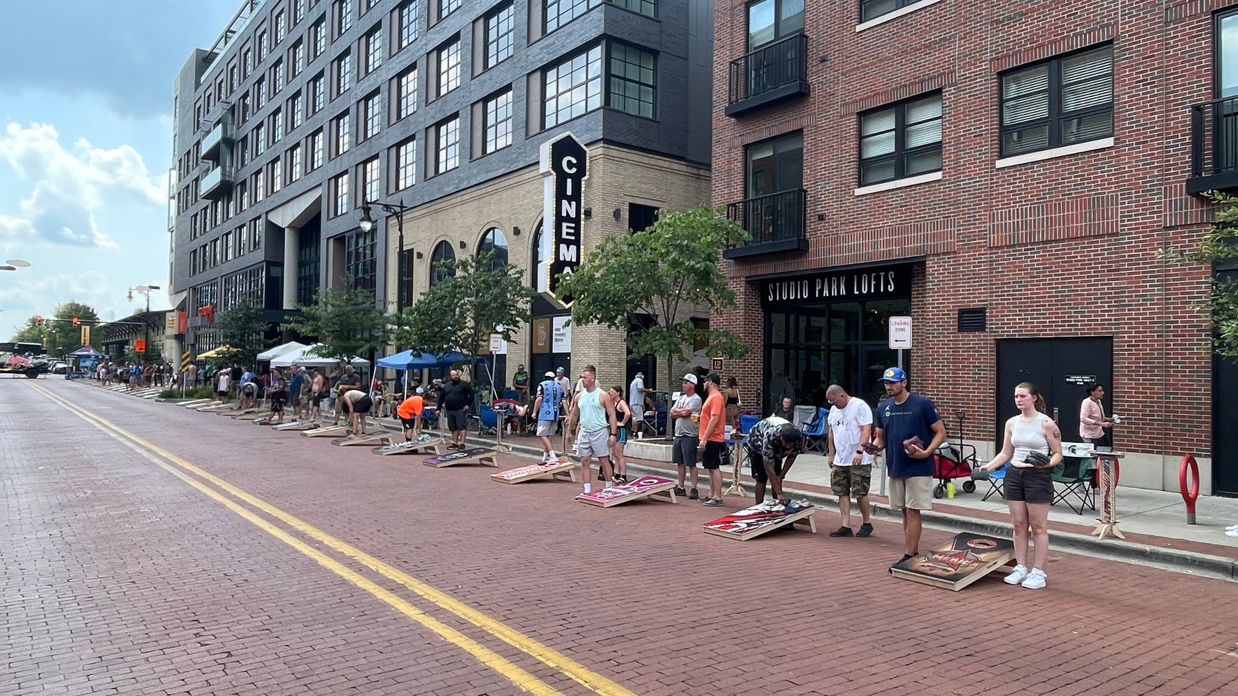 Bags on Ionia- The largest tournament in Michigan is on a popular Grand Rapids street