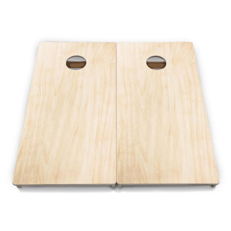 Pro series cornhole boards front view rounded corners