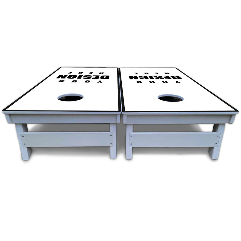 Customize your own design on our PVC Outdoor Cornhole Boards