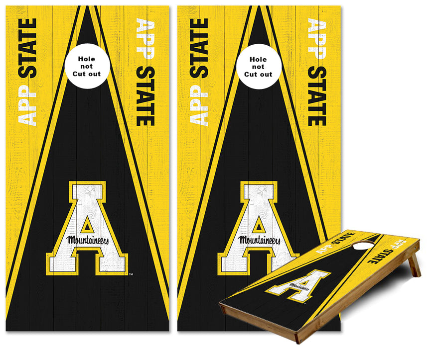 App State Triangle cornhole wraps