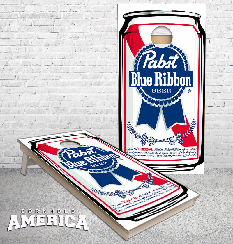PBR Pabst Blue Ribbon Beer Can Cornhole Boards