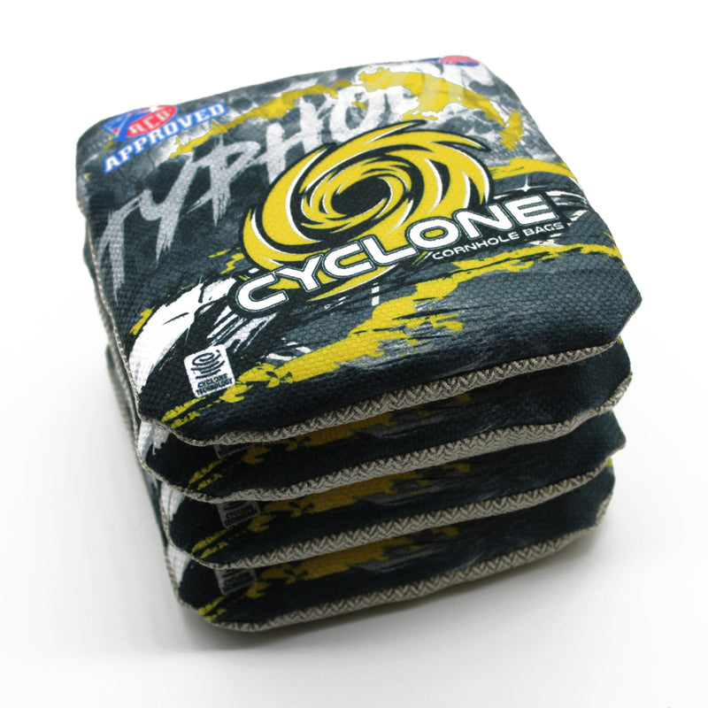 Cyclone Typhoon Brlliant Orange Pro Series Cornhole Bags (set of 4)