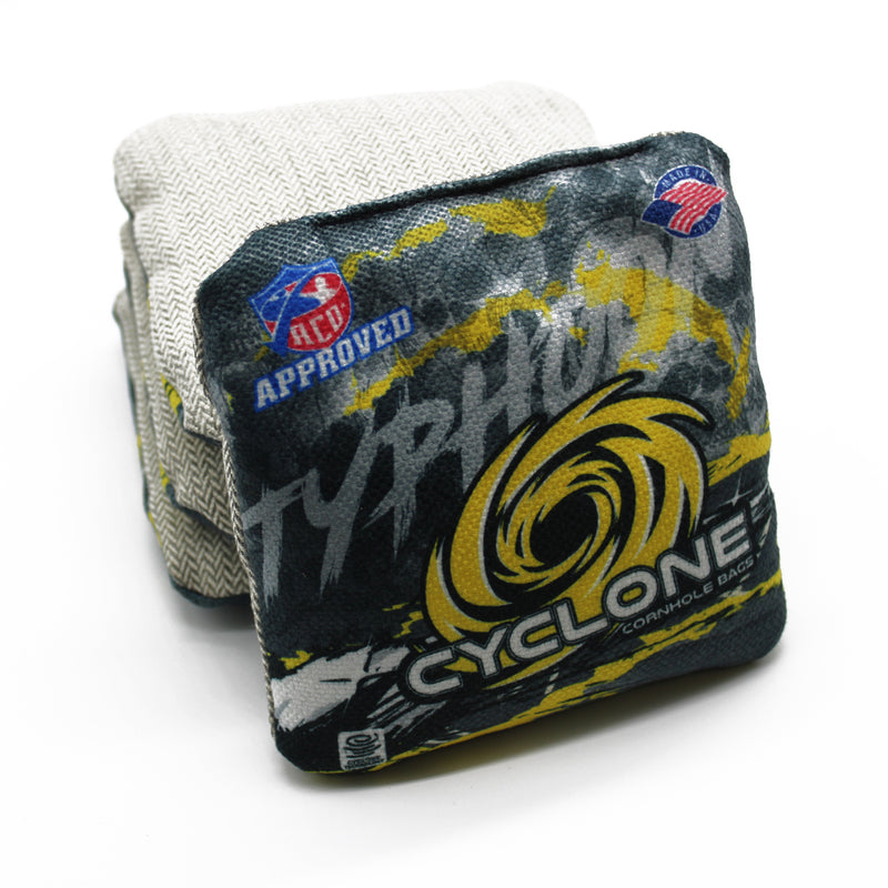 Cyclone Typhoon Brlliant Orange Pro Series Cornhole Bags (set of 4)