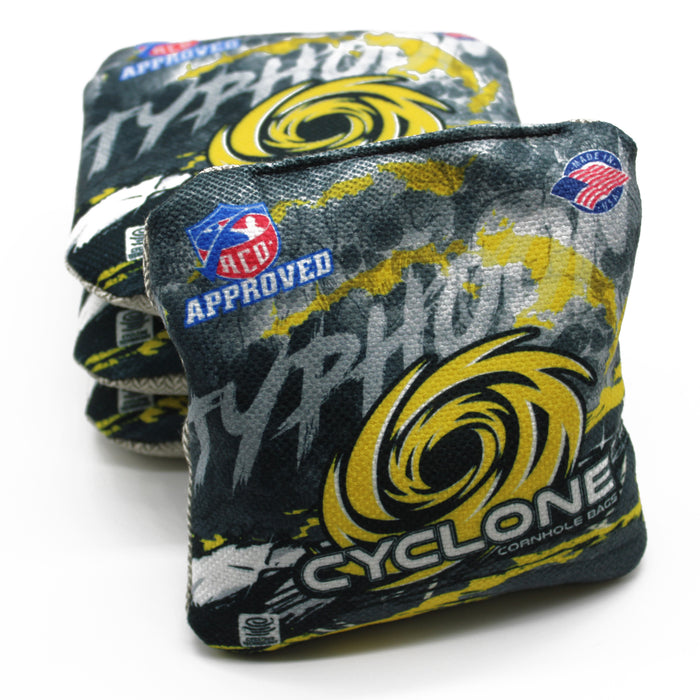 Cyclone Typhoon Brlliant Orange Pro Series Cornhole Bags (set of 4)
