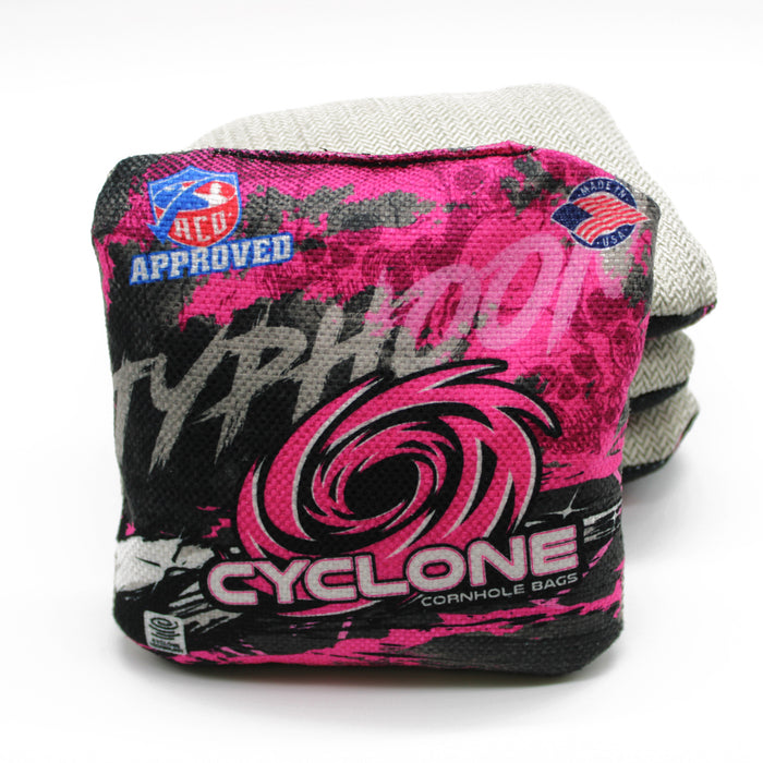 Cyclone Typhoon Hot Pink Pro Series Cornhole Bags (set of 4)