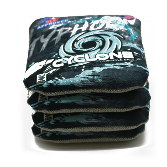 Cyclone Typhoon Ocean Blue Pro Series Cornhole Bags (set of 4)