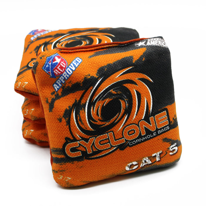 Cyclone  CAT 5 Pro Series Cornhole Bags Orange (set of 4)