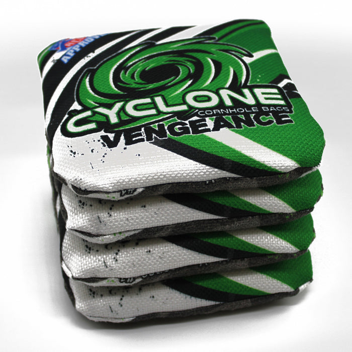 Cyclone VENGENCE Green Pro series cornhole bags (set of 4)