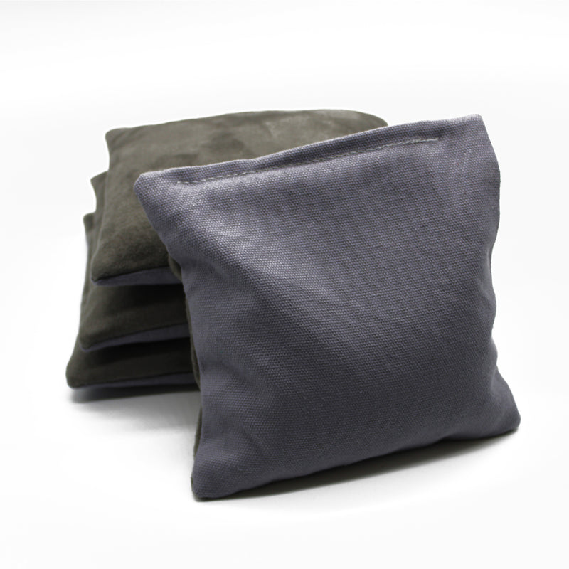 Grey Pro Dual Sided Slick N Stick cornhole Bags